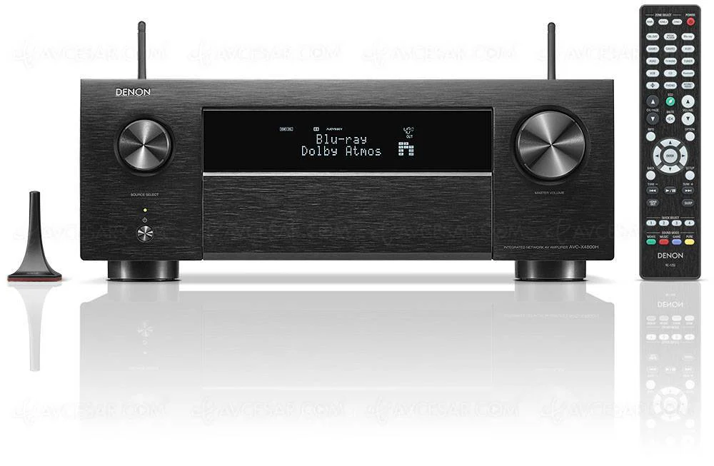 Denon AVC-X4800H 9.4 Channel 8K AV Receiver with 3D audio experience