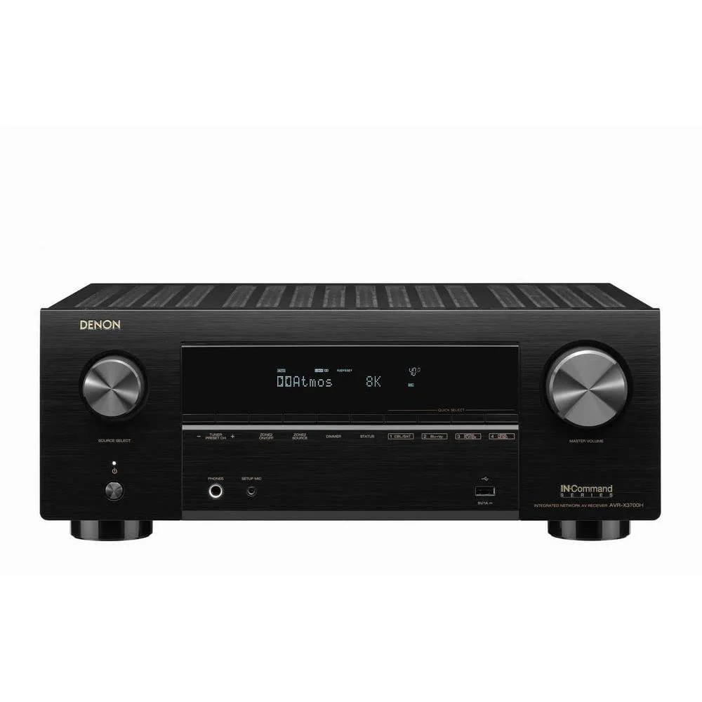 Denon AVR X3800H 8K Ultra HD 9.2 Channel AV Receiver with HEOS Built-In