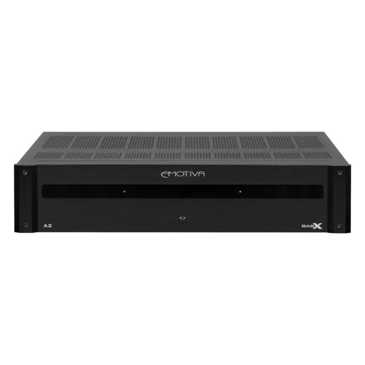Emotiva BasX A2 Two Channel Power Amplifier - 2 Black 250w Stereo Power Amp