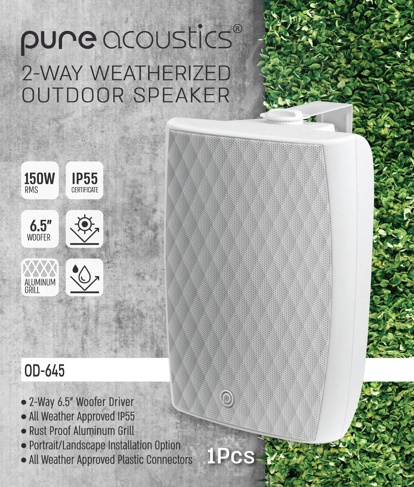 Blyss 06 2-Way Weatherized Outdoor Speaker